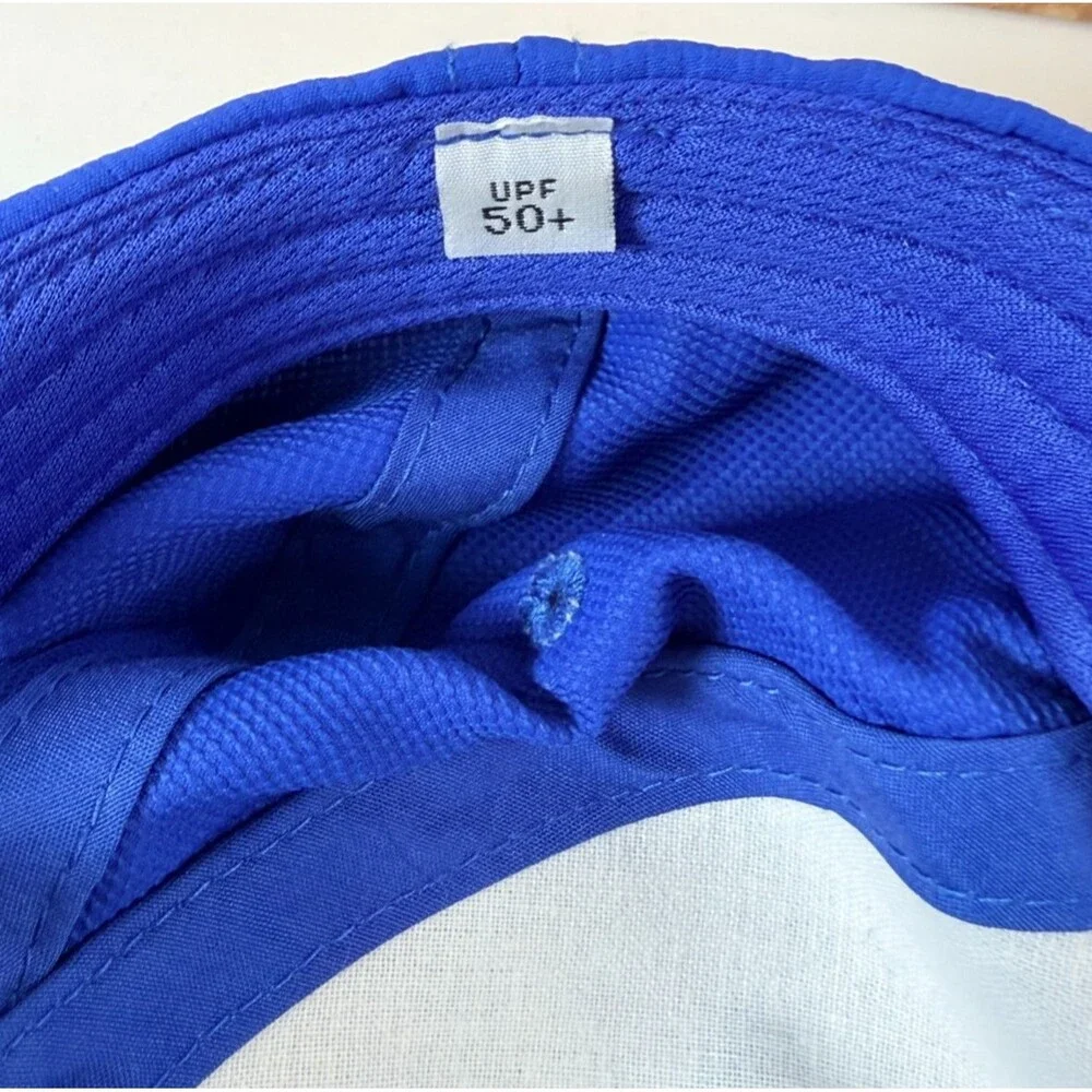 AHEAD Performance Golf Hat UPF 50+ 2023 The Ross Classic Fit Strap Back Blue